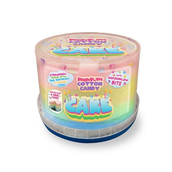 Party Puffs, Cotton Candy Cake, 4.20 oz