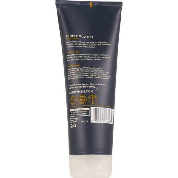 Dandymen Firm Hold Gel, 8 OZ