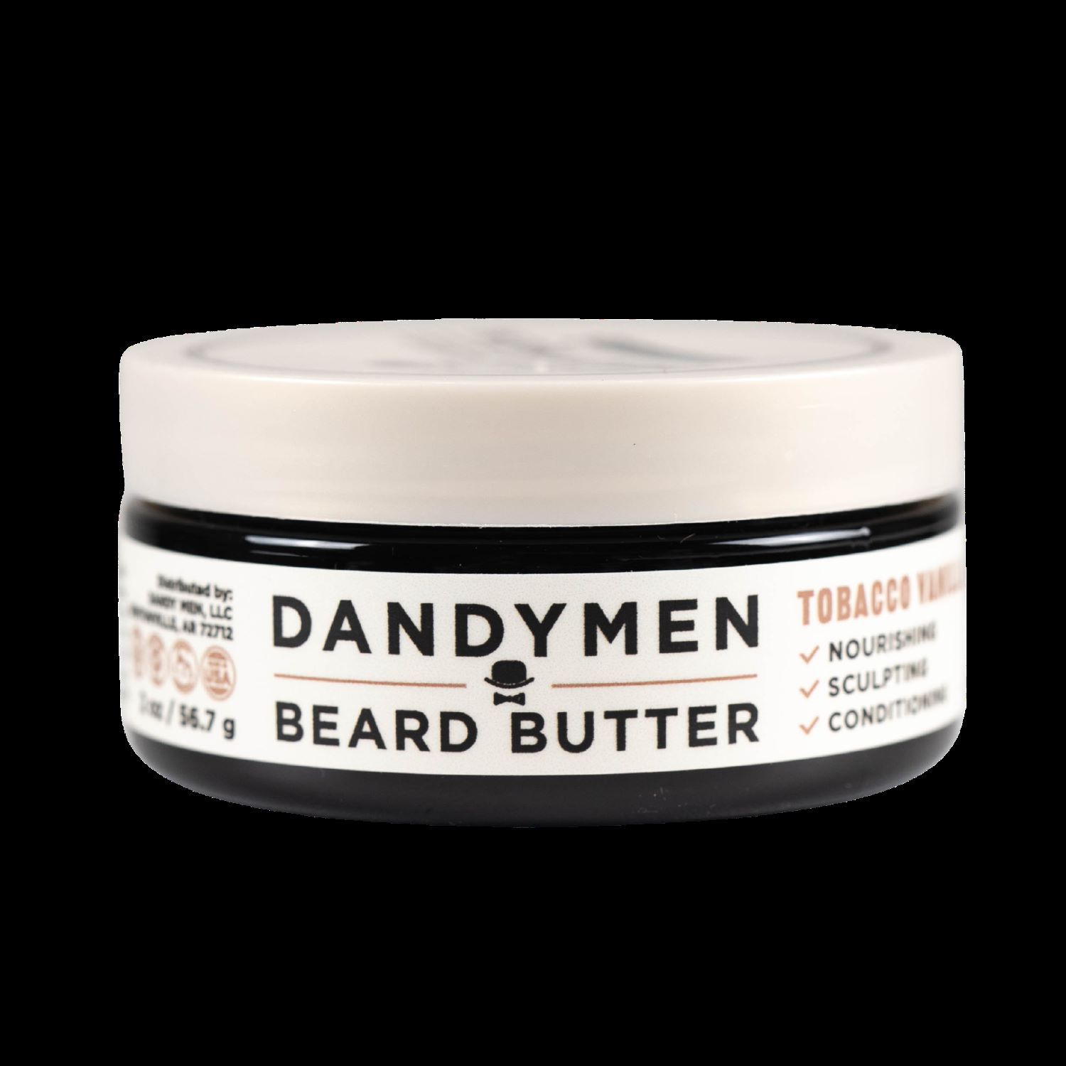 Dandymen Beard Butter, Tobacco Vanilla, 2 OZ