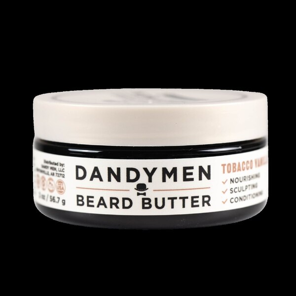 Dandymen Beard Butter, Tobacco Vanilla, 2 OZ
