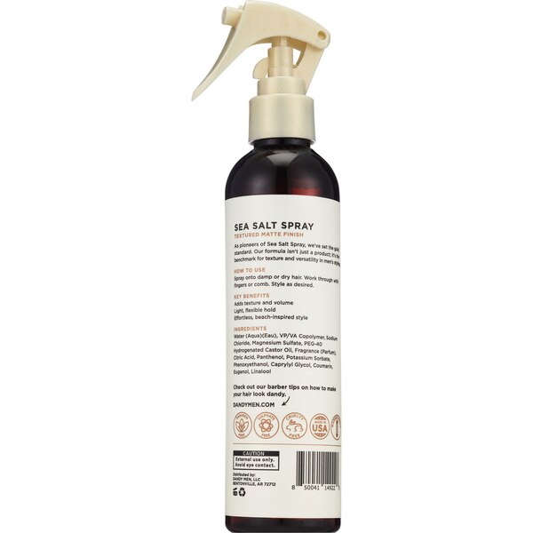 Dandymen Sea Salt Spray, Saffron Ember, 8.45 OZ