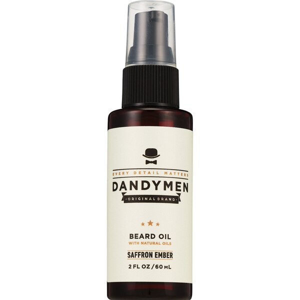 Dandymen Beard Oil, Saffron Ember, 2 OZ