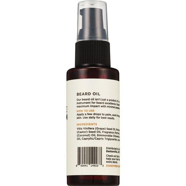 Dandymen Beard Oil, Saffron Ember, 2 OZ
