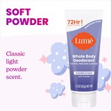 Lume Whole Body Deodorant Cream, Soft Powder, 2.2 OZ, thumbnail image