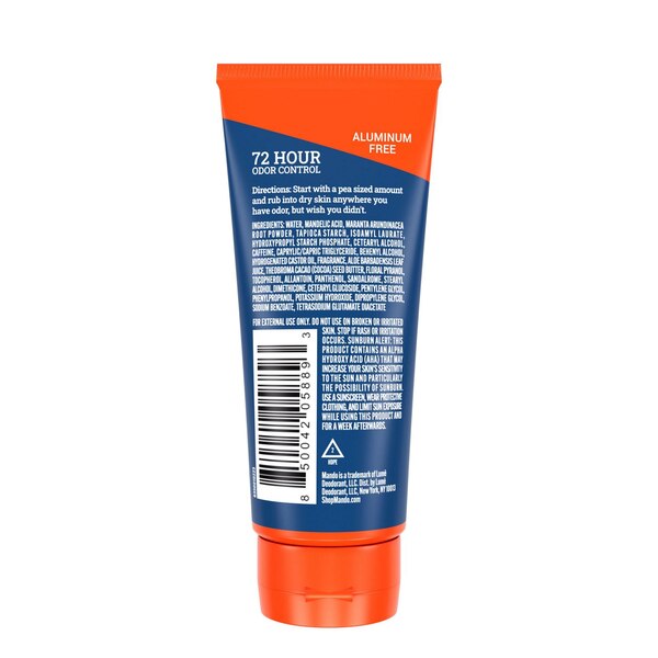 Mando Whole Body Deodorant Cream, Pro Sport, 2.2 OZ
