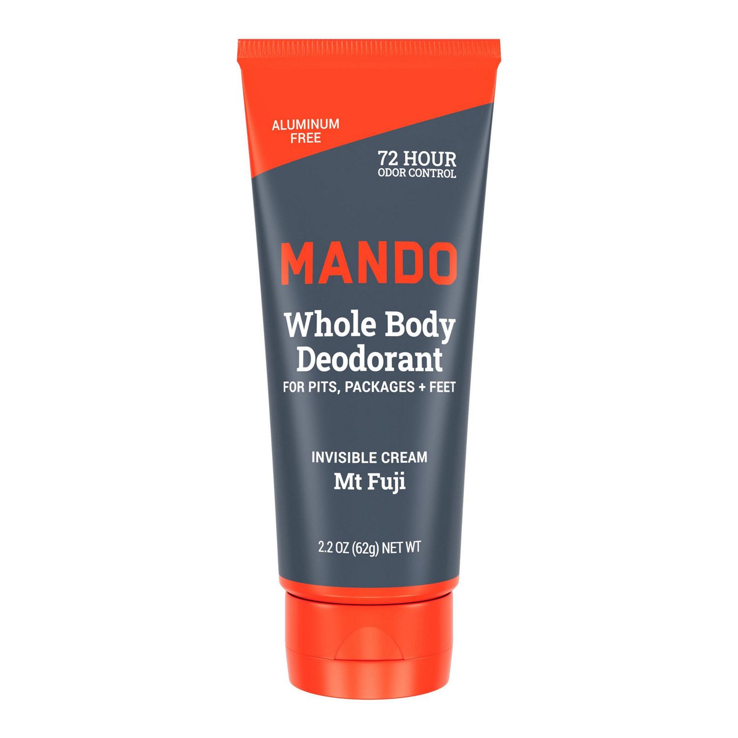 Mando Whole Body Deodorant Cream, Mt. Fuji, 2.2 OZ