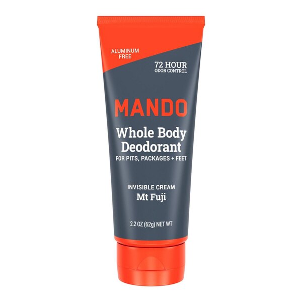 Mando Whole Body Deodorant Cream, Mt. Fuji, 2.2 OZ