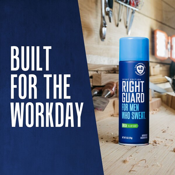 Right Guard Sport 48-Hour Antiperspirant Dry Spray, Fresh, 6 OZ