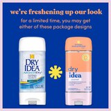 Dry Idea 72-Hour Hypoallergenic Clear Gel Antiperspirant & Deodorant Stick, Unscented, 3 OZ, thumbnail image