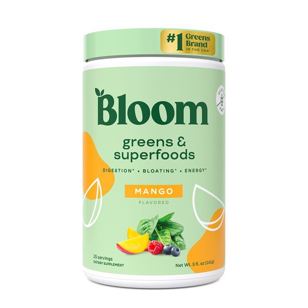 Bloom Nutrition Greens & Superfoods Powder, 25 CT