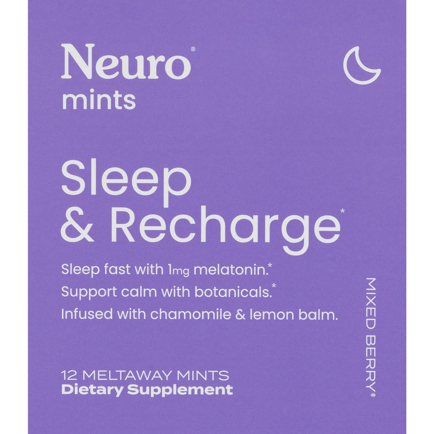 Neuro Sleep & Recharge, Regular Strength, 12 CT