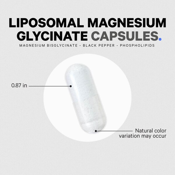 Codeage Liposomal Magnesium Bisglycinate Chelate Mineral Supplement, BioMag Phospholipids