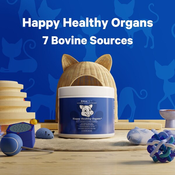 DNA PET Happy Healthy Organs for Cats, 1.48 oz