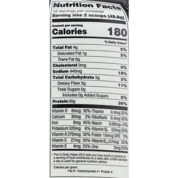 Owyn Chocolate Plant Protein Powder, 1.32 lbs