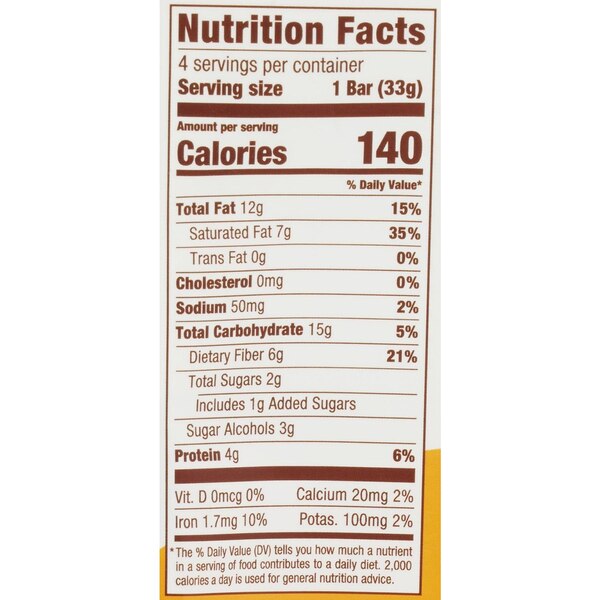 Catalina Chocolate Cookie Bar - Peanut Butter , 4.64 oz