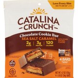 Catalina Crunch Chocolate Cookie Bar, Sea Salt Caramel, 4.64 oz, thumbnail image
