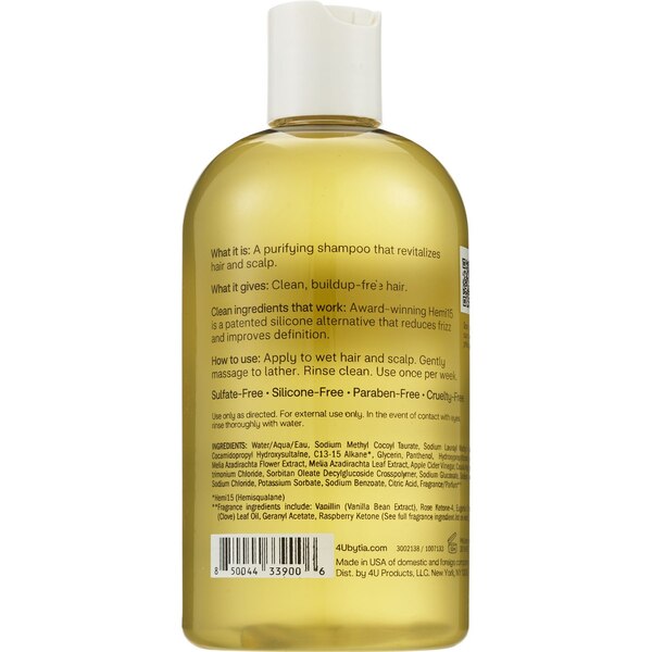 4U By Tia Clarifying Shampoo, 13 OZ