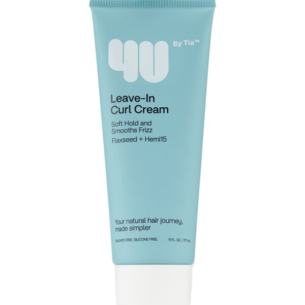 4U By Tia Leave-In Curl Cream, 6 OZ