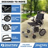 Journey Health and Lifestyle Air Lightweight Folding Personal Battery Powered Chair, thumbnail image