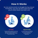Squatty Potty Oslo Folding Bamboo Toilet Stool, thumbnail image