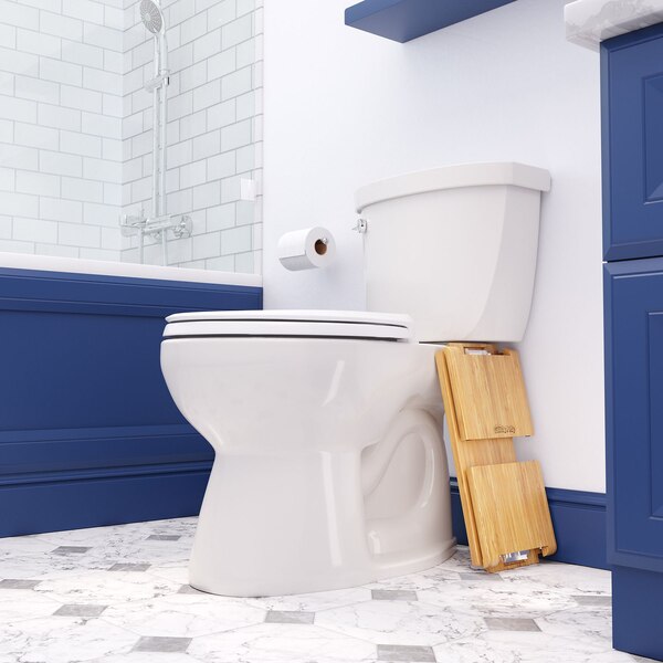 Squatty Potty Oslo Folding Bamboo Toilet Stool