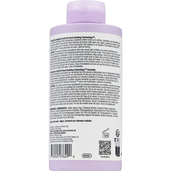 Olaplex No.5 Blonde Enhancer Toning Purple Conditioner, 8.5 OZ