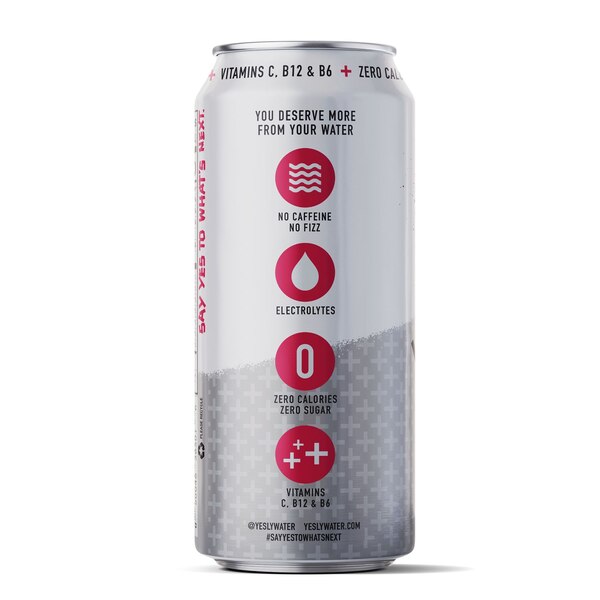 Yesly Functional Water, Black Cherry, 16 oz