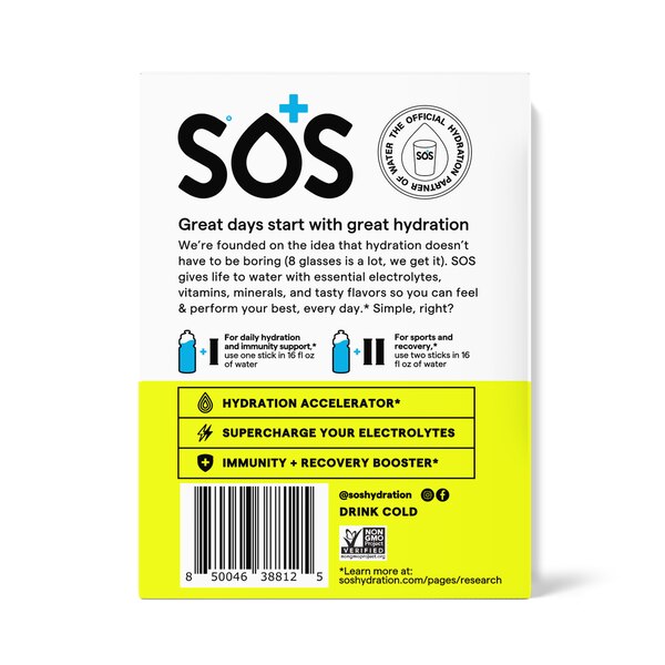 SOS DLY ELC/VIT LMN DRK MX PKTS