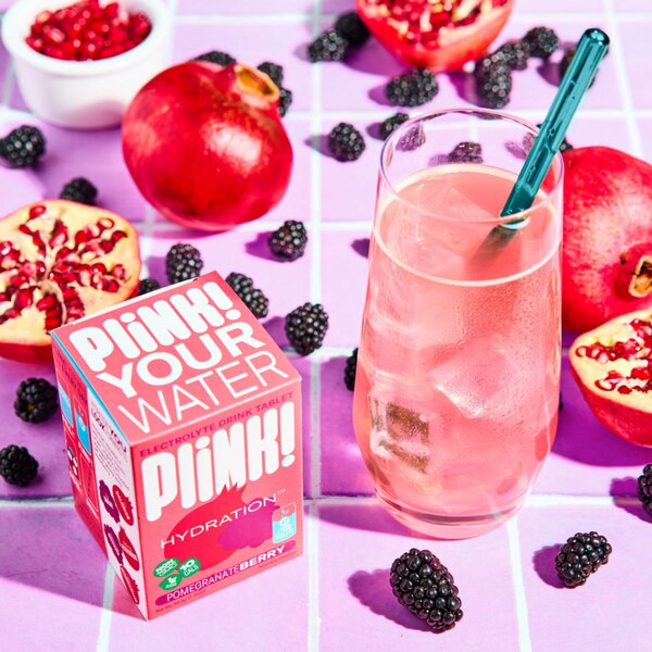 Plink! Pomegranate Berry Flavored Drink Tablet, 2.29 oz