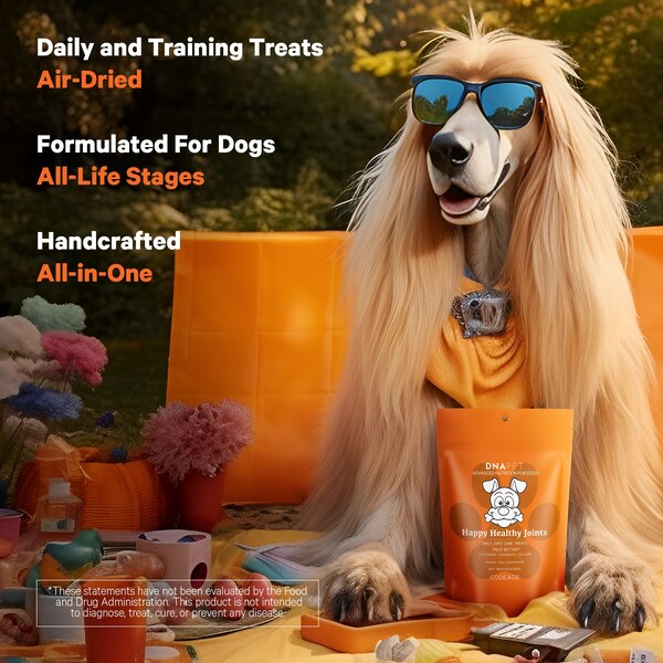 DNA PET Happy Healthy Joints Treats for Dogs, 8 oz