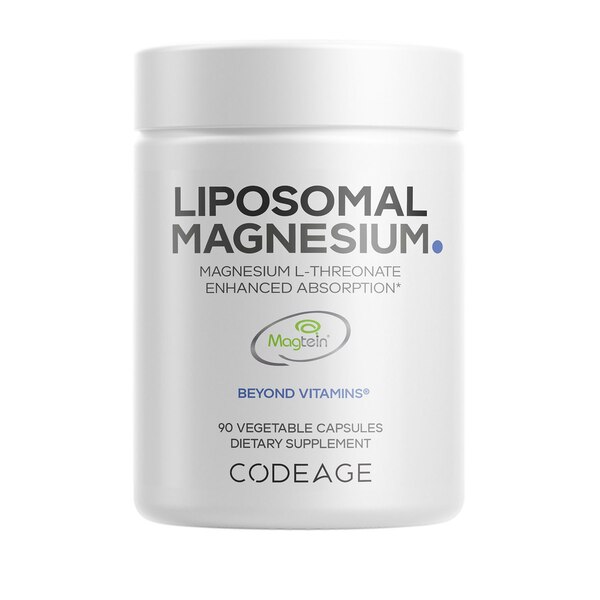Codeage Liposomal Magnesium L-Threonate Capsules, 90 CT