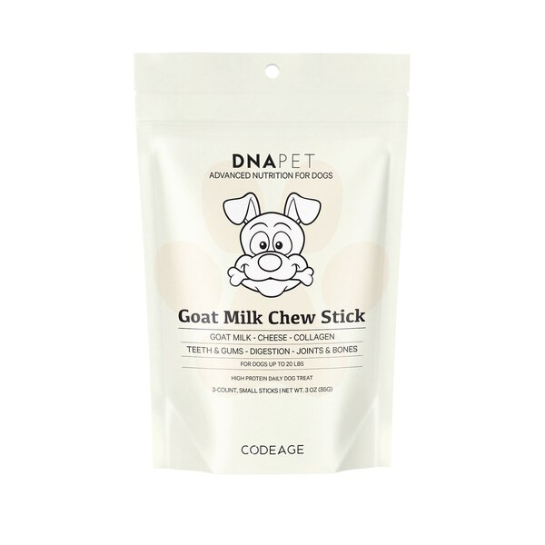 DNA PET Goat Milk Small Dog Chew Sticks, 3 ct