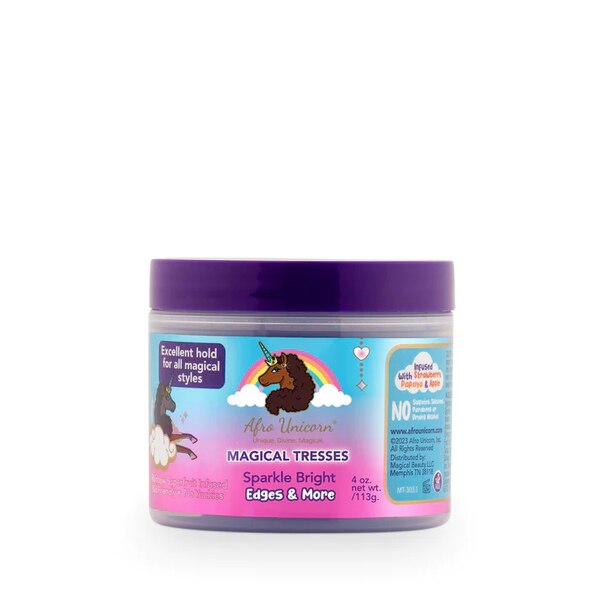 Afro Unicorn Magical Tresses Sparkle Bright Edges & More, 4 OZ