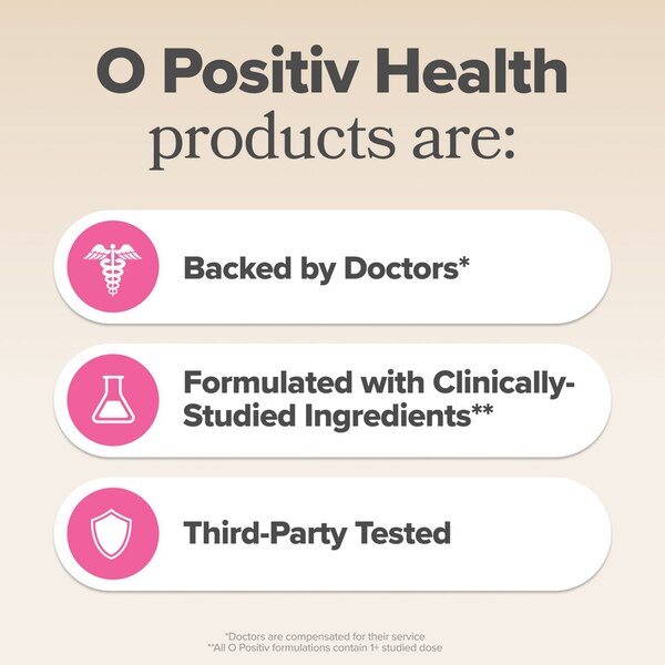 O Positiv Vaginal Moisture Capsules, 60 CT