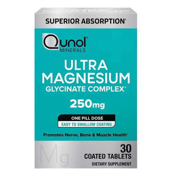 Qunol Ultra Magnesium 250mg, 175cc Bottle, 30 CT