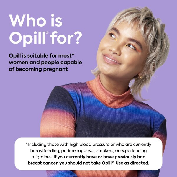 Opill Daily Oral Contraceptive, Birth Control Pill