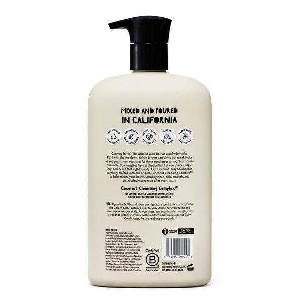 California Naturals Classic Coconut Shampoo, 16.5 OZ