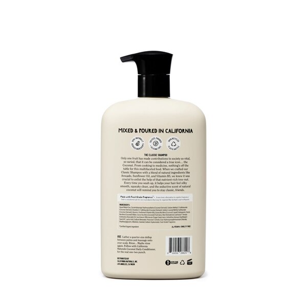 California Naturals Classic Coconut Shampoo, 16.5 OZ