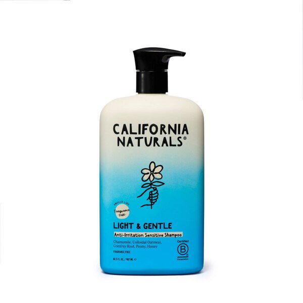 California Naturals Light & Gentle Anti-Irritation Sensitive Shampoo, 16.5 OZ