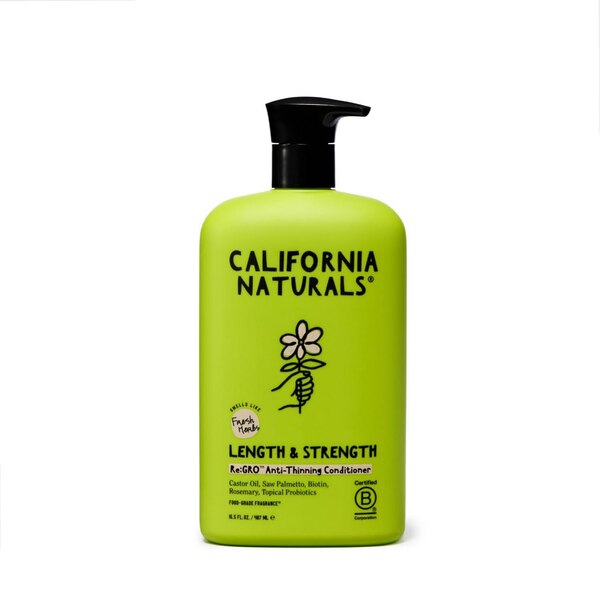 California Naturals Length & Strength Re:Gro Anti-Thinning Conditioner, 16.5 OZ