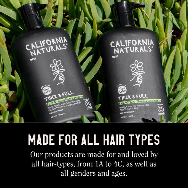 California Naturals Men's Re:Gro Anti-Thinning Conditioner, 16.5 OZ