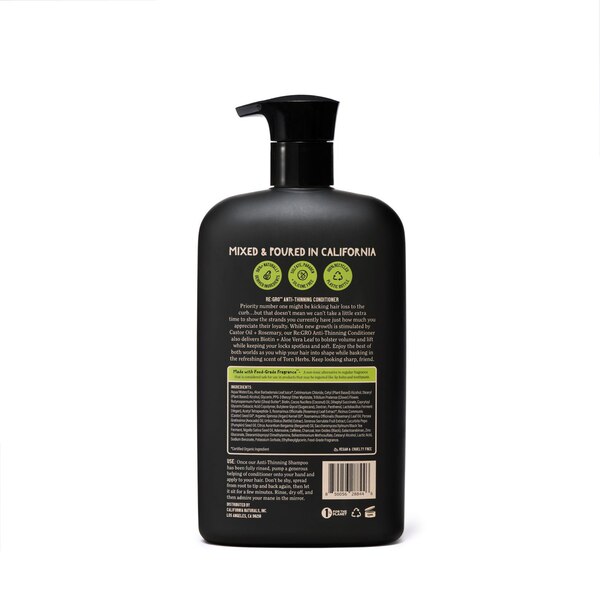 California Naturals Men's Re:Gro Anti-Thinning Conditioner, 16.5 OZ