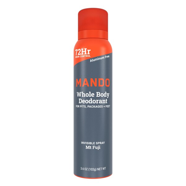 Mando Whole Body Deodorant Spray, Mt. Fuji, 3.6 OZ