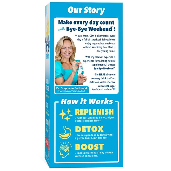 Bye Bye Weekend Strawberry Drink Mix, 1 CT