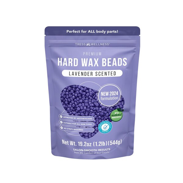 Tress Wellness Premium Hard Wax Beads, Lavender, 19.2 OZ