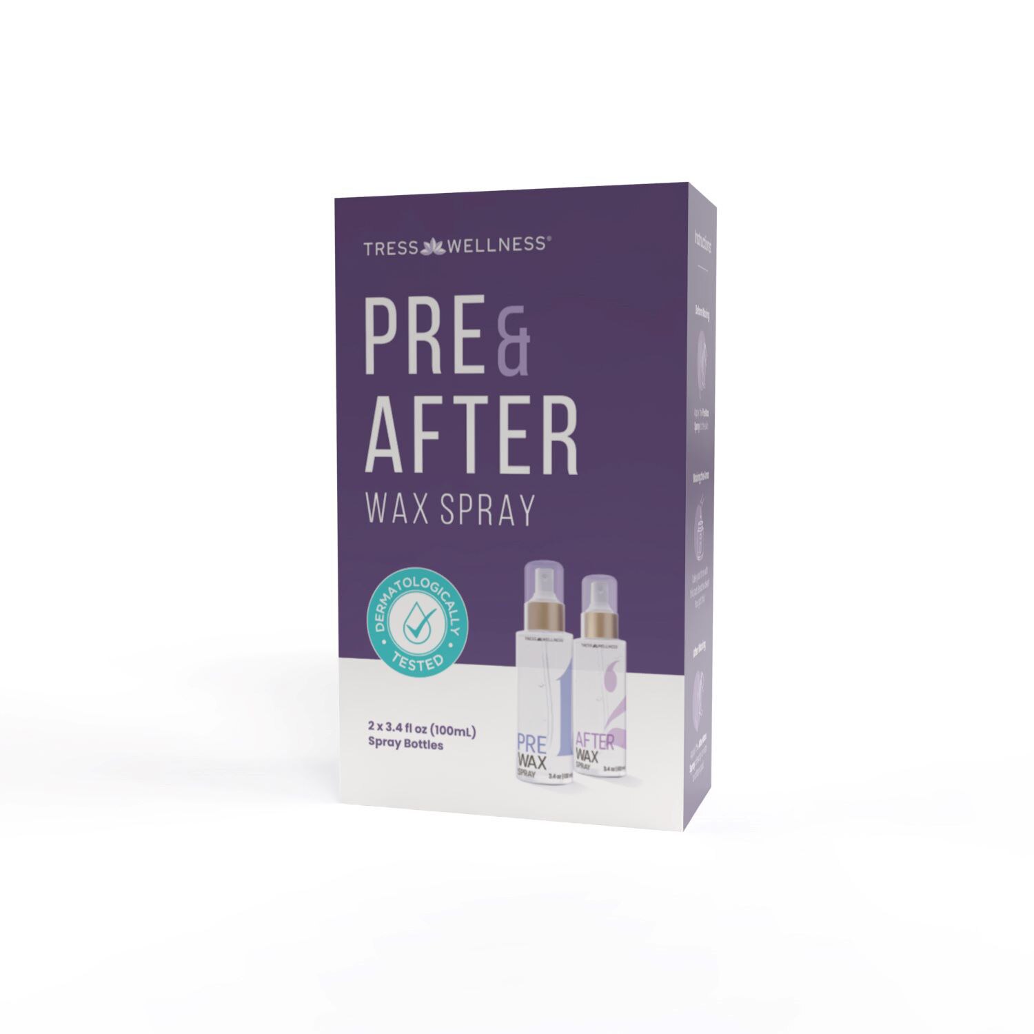Tress Wellness Pre-Wax & After-Wax Spray, 3.4 OZ, 2 CT