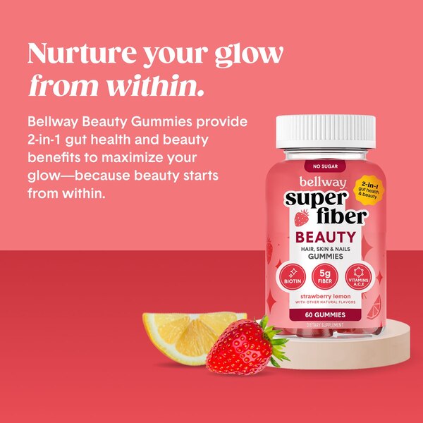 Bellway Fiber Beauty Gummies, 60 CT