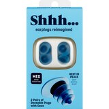 Shhh... Rest in Pease Reusable Earplugs, 2 CT, thumbnail image