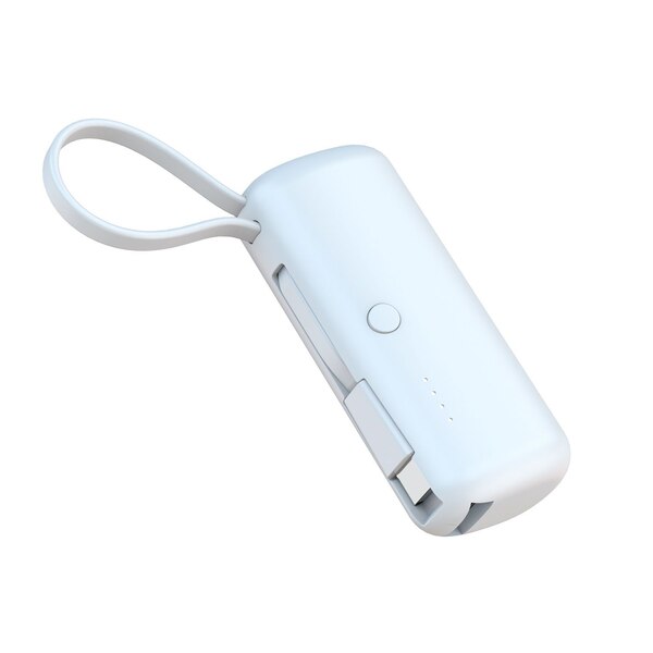 Ionix 5000mAh Powerbank + Built-in Type C Cable, Assorted Colors