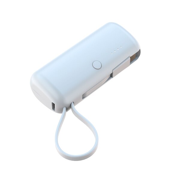 Ionix 5000mAh Powerbank + Built-in Type C Cable, Assorted Colors